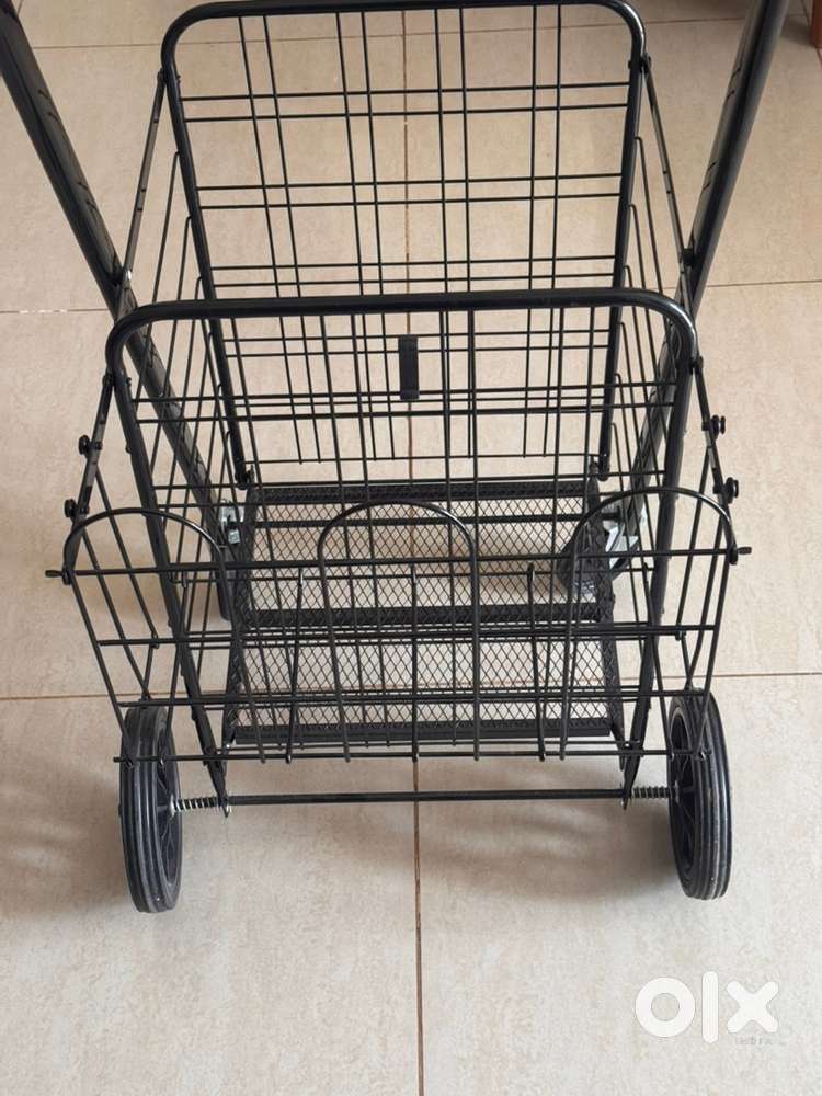 Grocery Metal Foldable Trolley