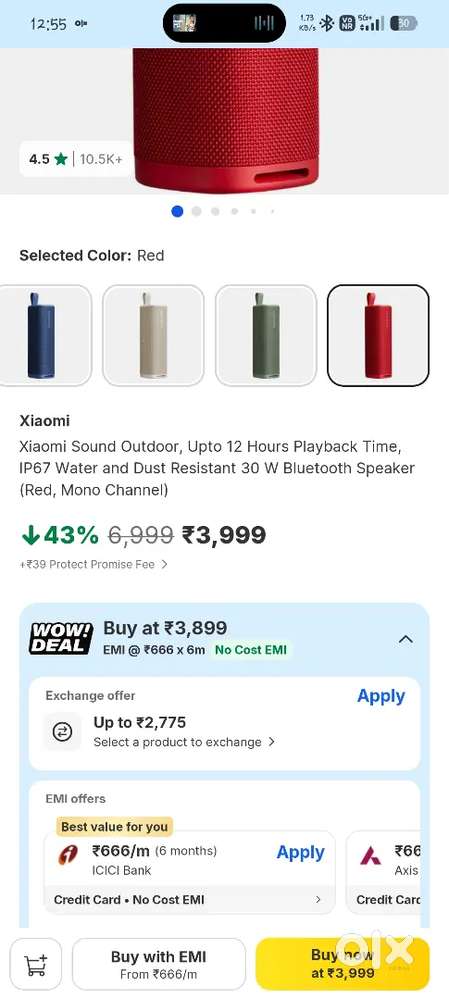 Xiaomi Sound Outdoor speaker