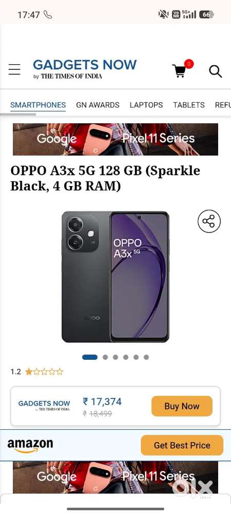 Oppo A3x 5g 128gb all original