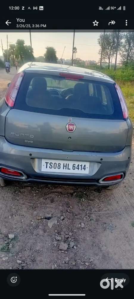 Well Maintainedfiat Punto 2015 Diesel 98000 Km Driven Vechile