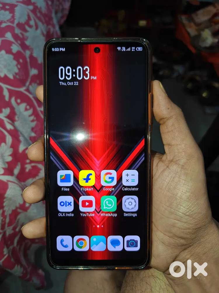 Infinix note 10 4g 7 inch display 6/128 fingerprint kharab hai