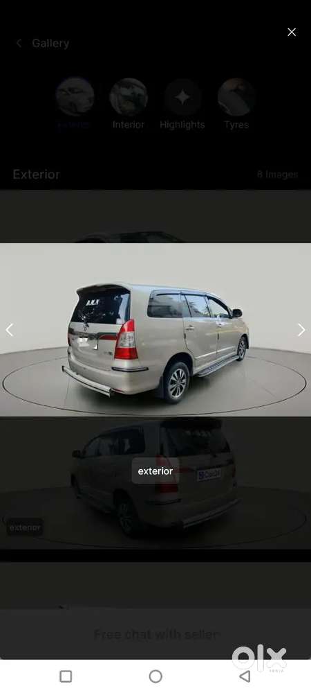 Toyota Innova 2015 Vx Diesel 7 Seater