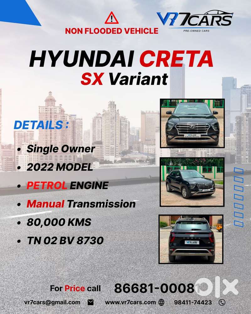 Hyundai Creta 1.5 Sx, 2022, Petrol