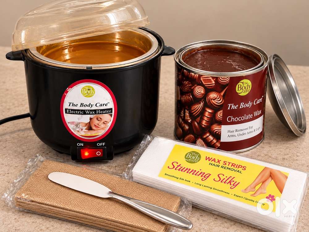 Waxing Kit with Electric Heater & Accessories