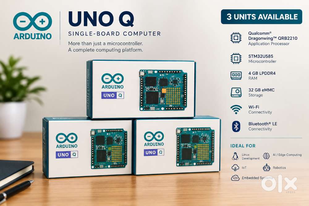 Arduino UNO Q 4GB RAM 32GB eMMC &ndash; Brand New Box