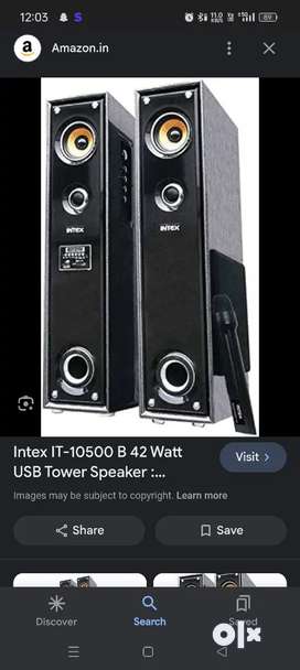 Intex it 10500 tower sales speaker