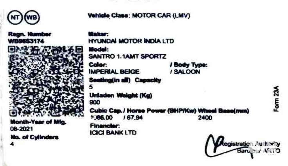 Hyundai New Santro 2021