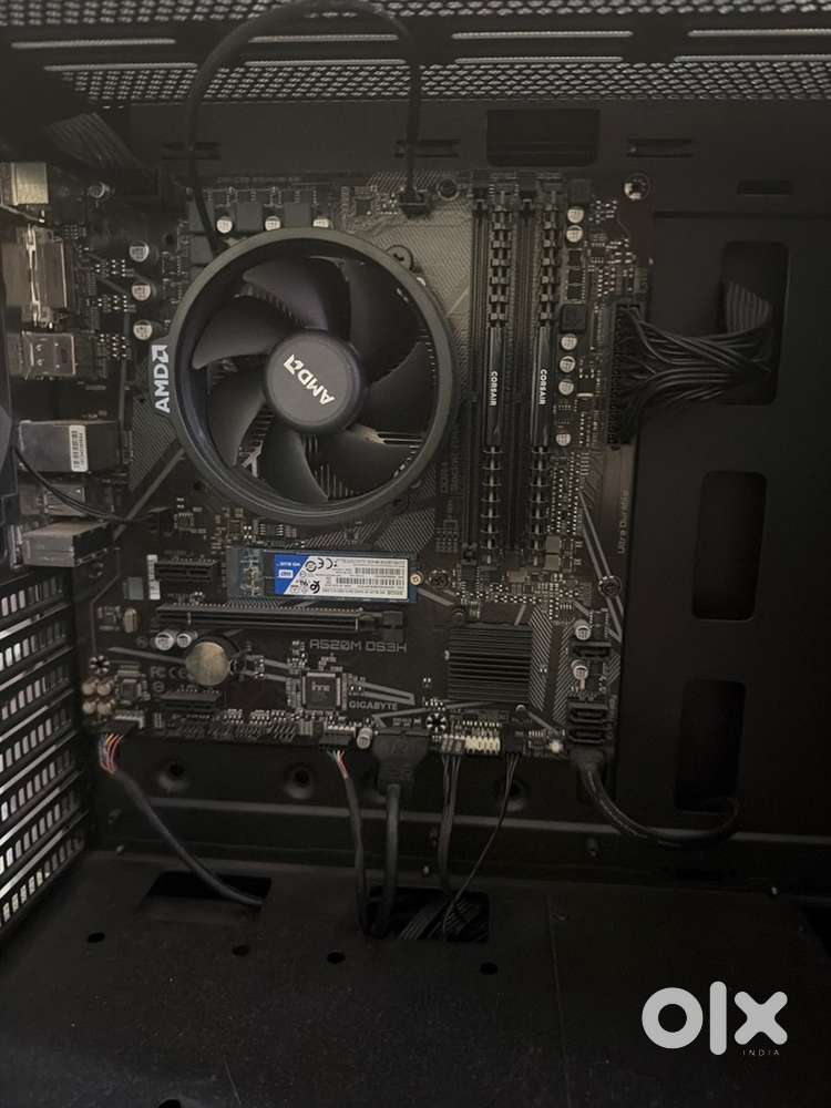 Amd cpu with mother board and ram and 650 w psu