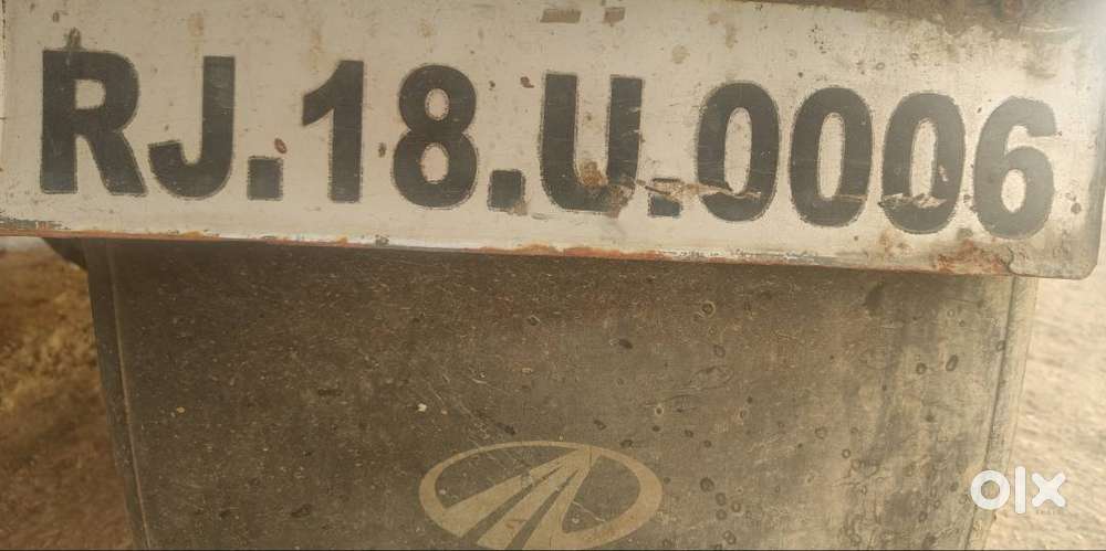 Vip Number Rj18u0006 For Sale (mahindra Commander )