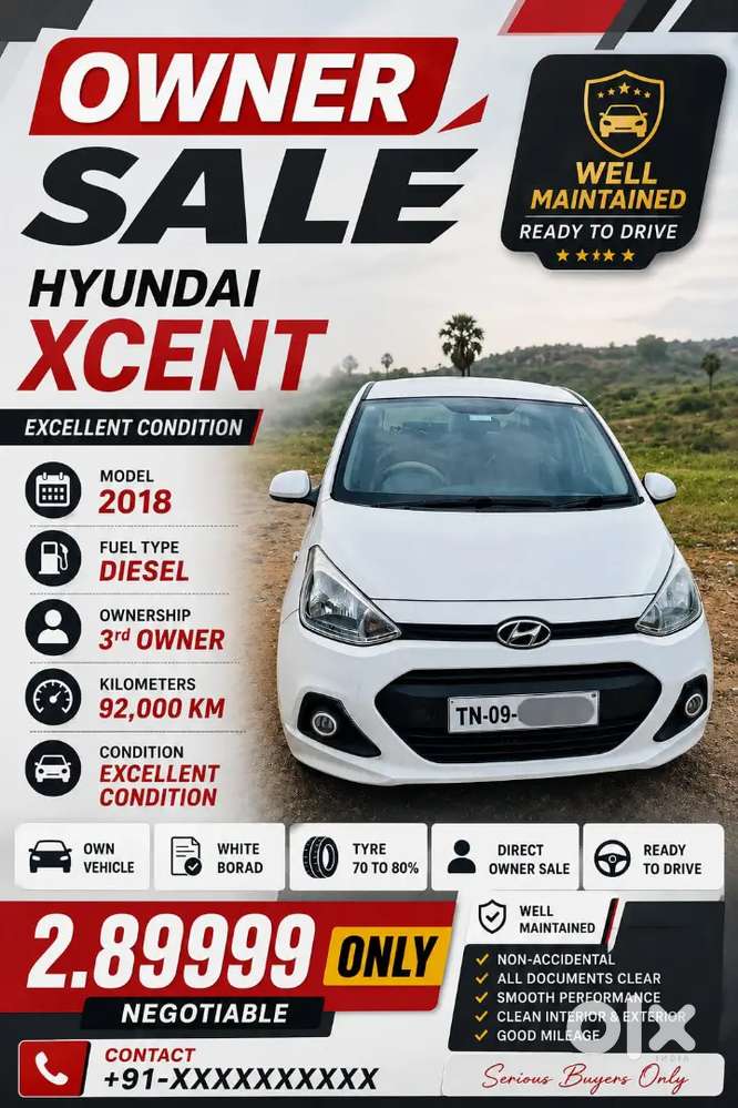 Hyundai Xcent 2018 Diesel Manual