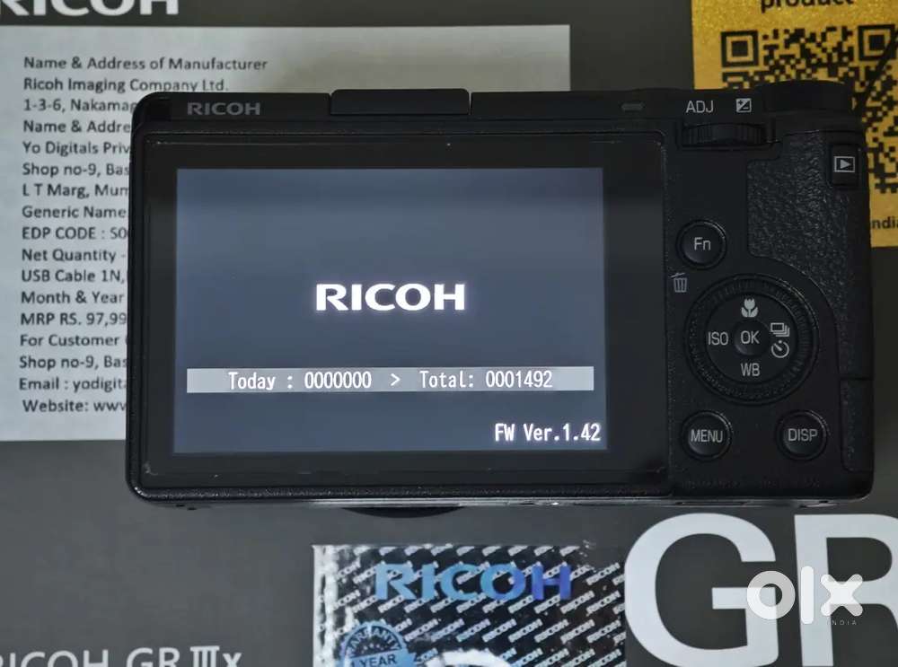 Ricoh griiix in brand new condition (shutter count 1492) - Cameras