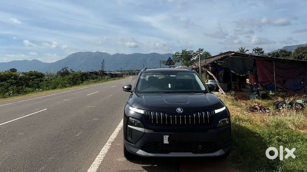 Skoda Kylaq Signature Plus At Pearl Black  Single Owner  7,500 Km
