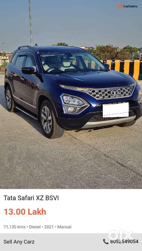Tata Safari 2.0 Kryotec Xz Plus, 2021, Diesel