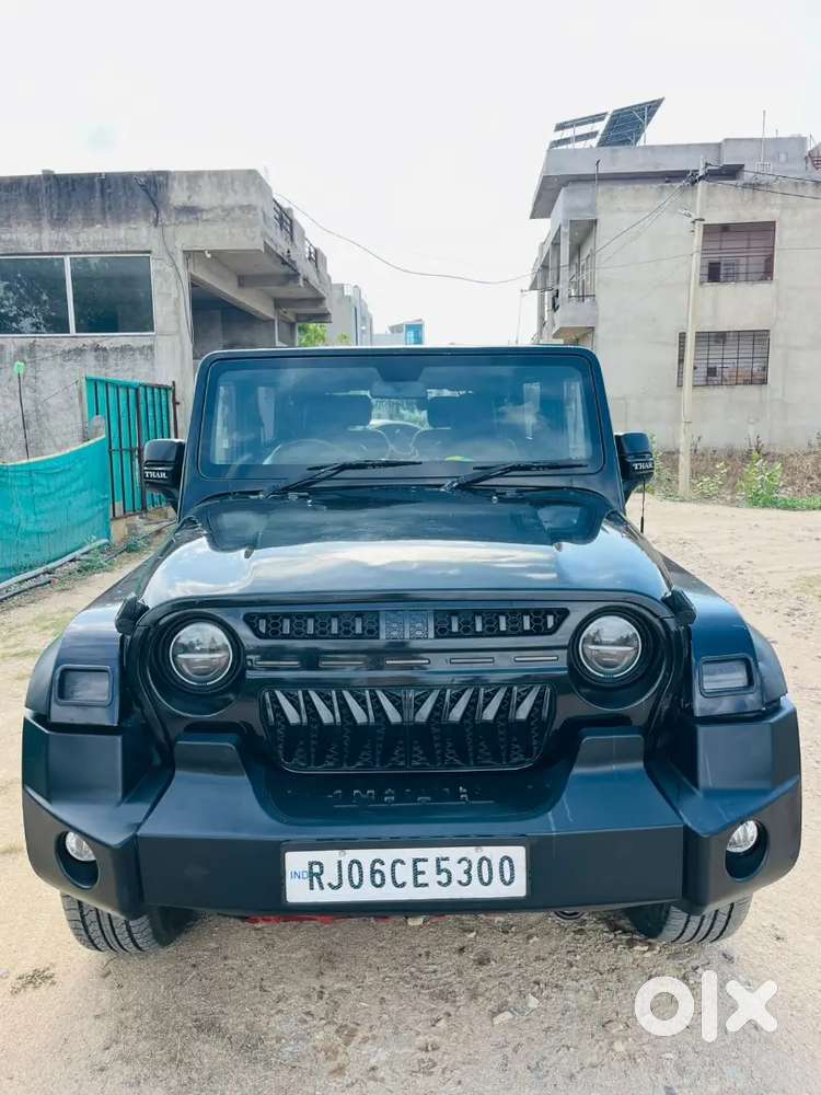 All Original 4x4 Thar New Tyar Non Accident Colour Black And Sound Add