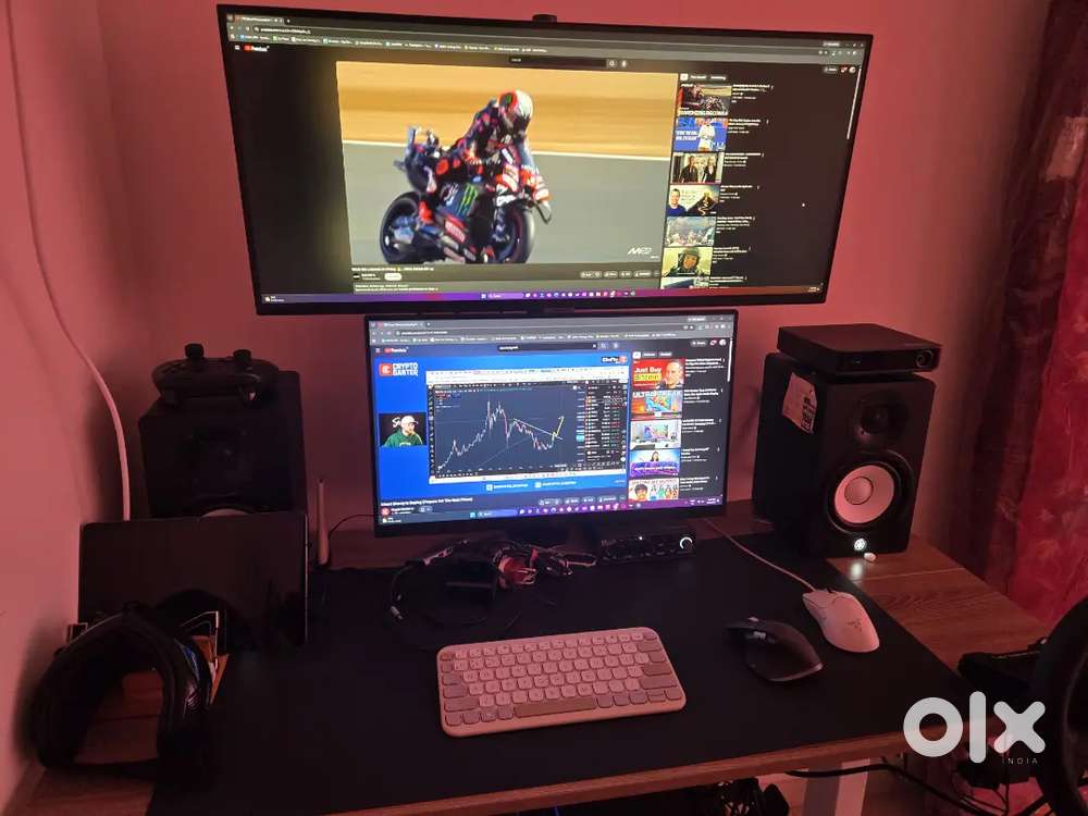 2 Monitors - Samsung Viewfinity S5 + LG Ultragear