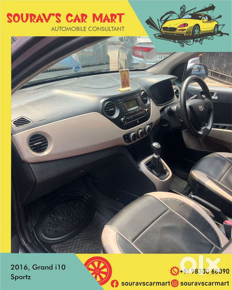 Hyundai Grand I10 2013-2016 Sportz, 2016, Petrol