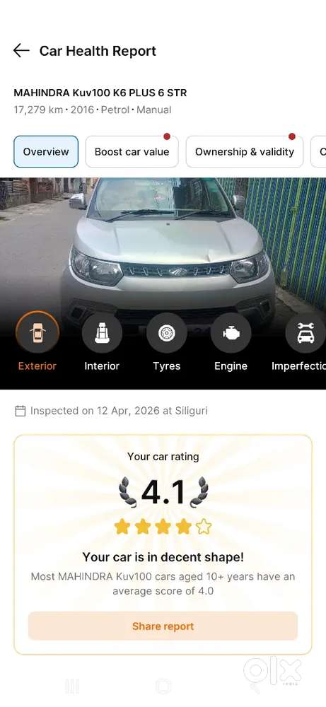 Mahindra Kuv100 K6+ 6str Newly Condition