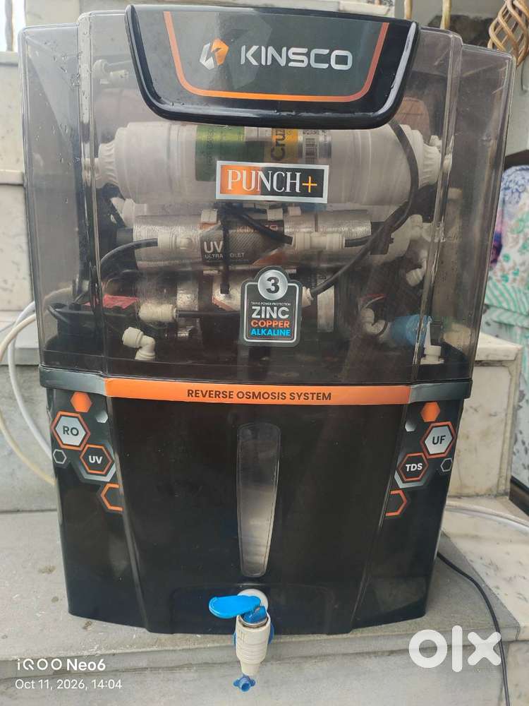 Kinsco Aqua Punch+ 15L RO Water Purifier | Copper + Zinc + Alkaline