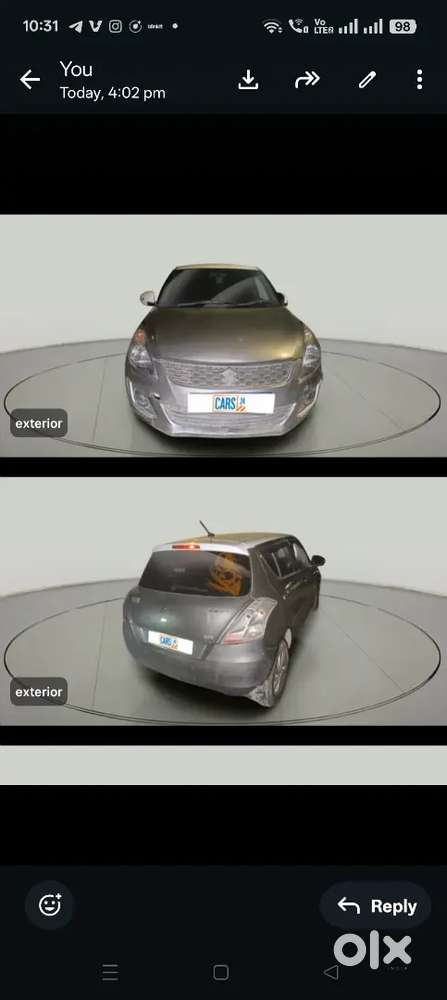 Maruti Suzuki Swift Zxi (petrol + Cng) - 2014  Excellent Condition