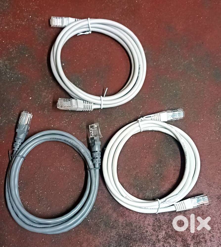 Lan Cables New (3 Pieces)