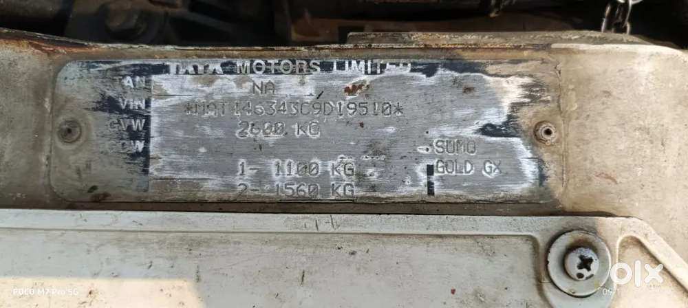 Tata Sumo Gold 2012(cr4 Engine).