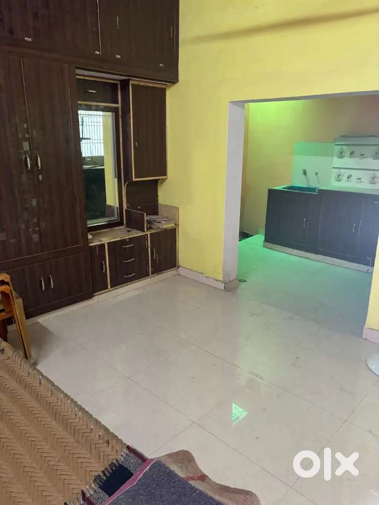 1 big room and a big kitchen attached with open terrace