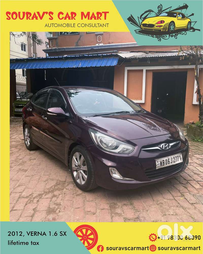 Hyundai Verna 1.6 Sx, 2012, Petrol