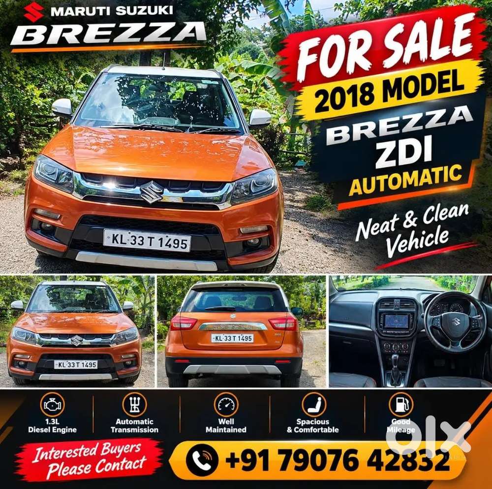 2018 Maruti Suzuki Brezza Diesel Automatic