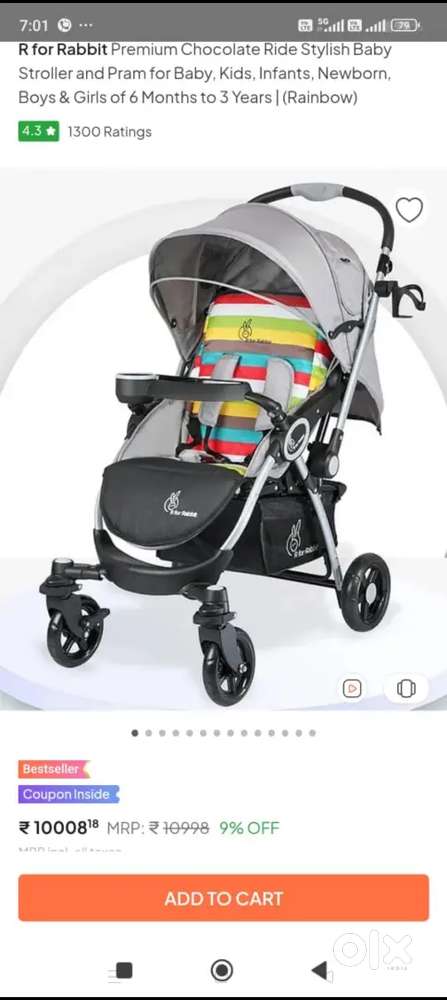 Stroller and Pram for Re-sell - Kids Furniture in Wakad, Pune - 1859727645