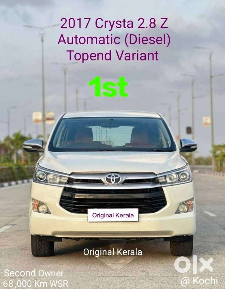 Toyota Innova Crysta 2.8 Z, 2017, Diesel