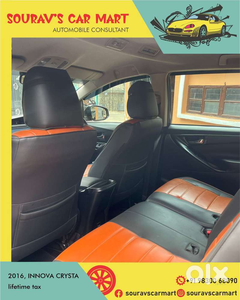 Toyota Innova Crysta 2.4 G Mt 8s, 2016, Diesel