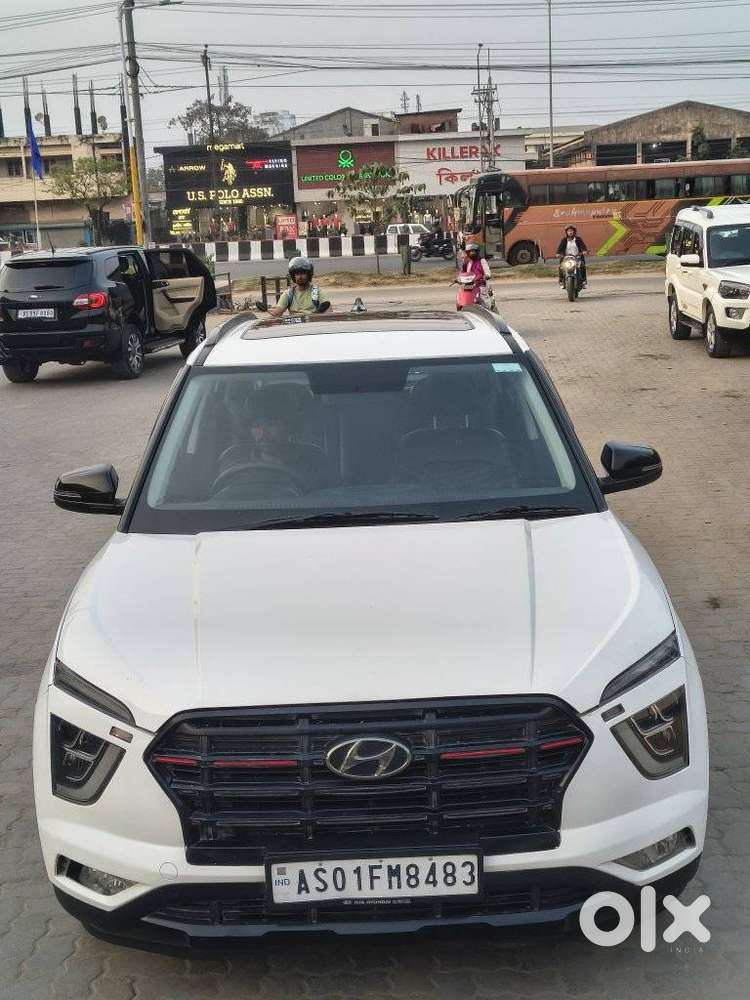 Hyundai Creta Sx (o) 1.5 Petrol Cvt Knight, 2023, Petrol