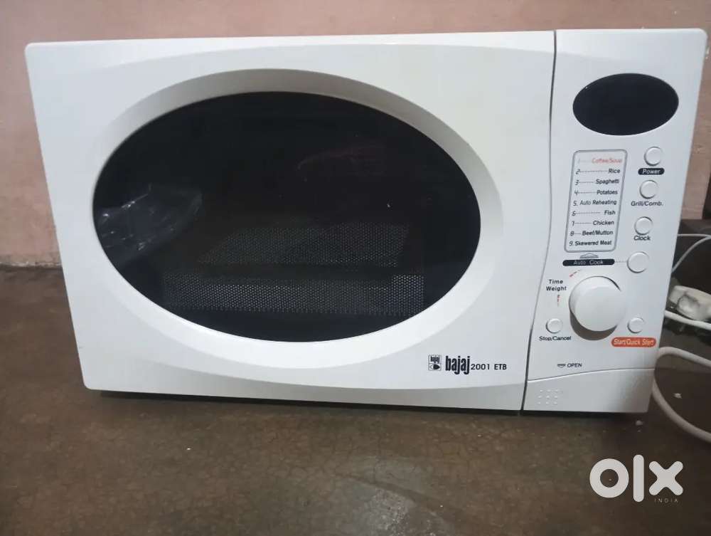 Bajaj 2001 ETB Grill/Combination Microwave Oven &ndash; Barely Used