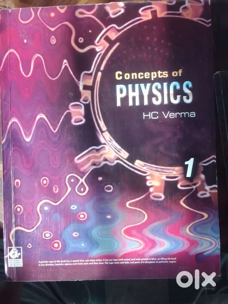 HC Verma Concepts of Physics Part 1 OR valume 2 Class 11 Physics Book
