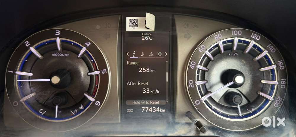 Toyota Innova Crysta 2.4 V, 2022, Diesel