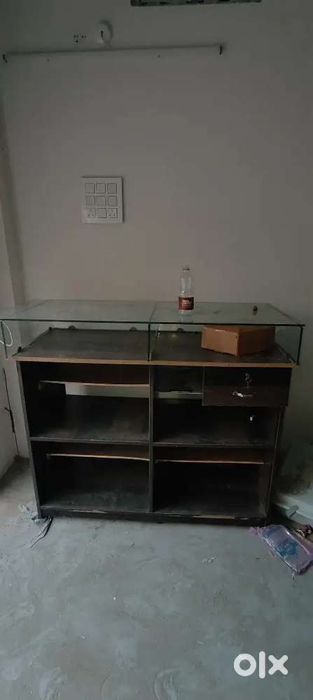 Shop counter and Racks