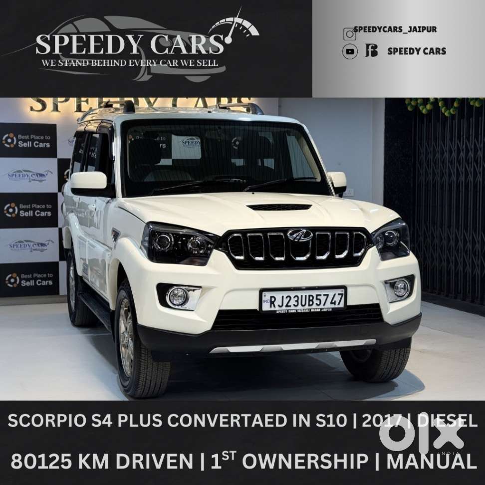 Mahindra Scorpio S4 Plus, 2017, Diesel