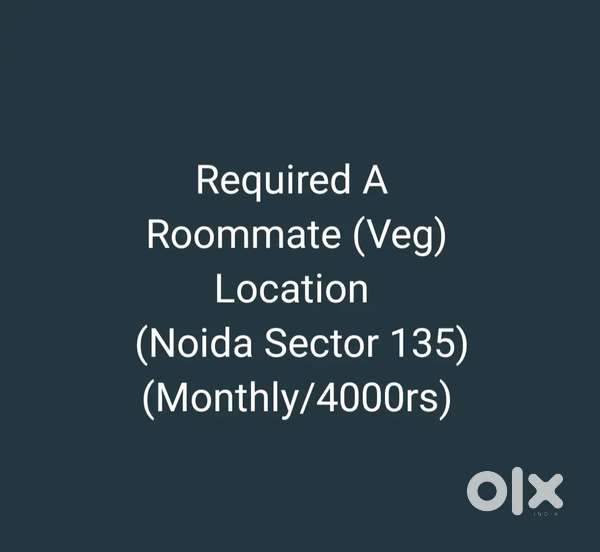 Required Roommate near noida sector 135