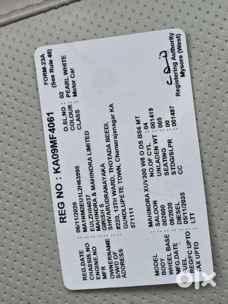 Mahindra Xuv300 W8 Amt Optional Diesel, 2021, Diesel