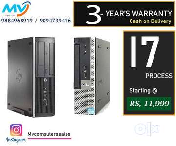 4gb ram+cpu-i5#i7-i3/hdd 500GB/computer#warranty/2gb graphic-hp