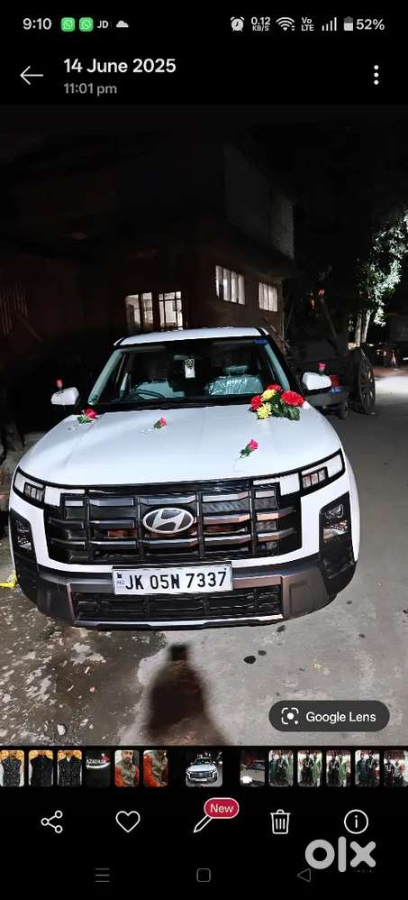 Hyundai Creta Facelift 2025 Petrol 7800 Km Driven