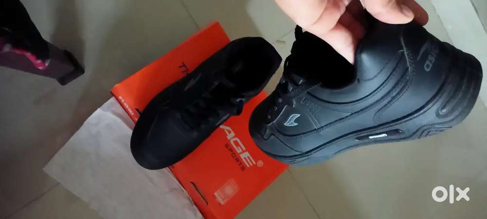 Asian new sneakers full black