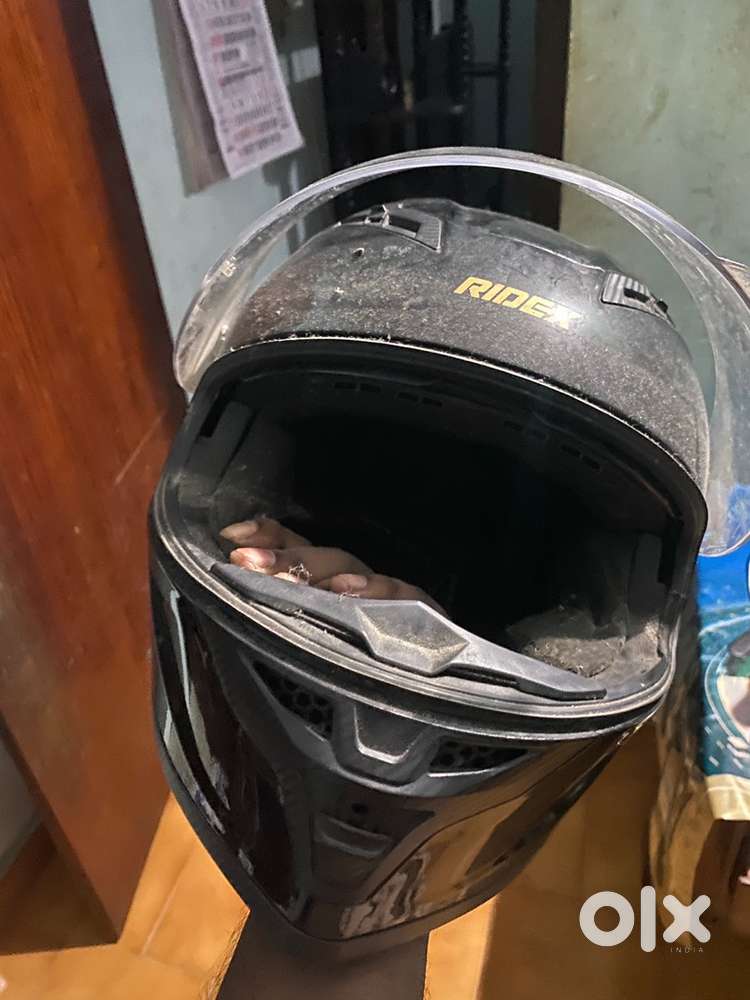 Ridex Titanium G2 Midnight Black Glossy Full Face Helmet