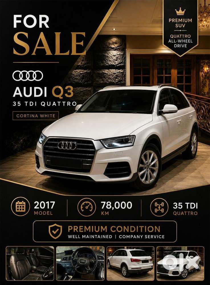 Audi Q3 Diesel Well Maintained