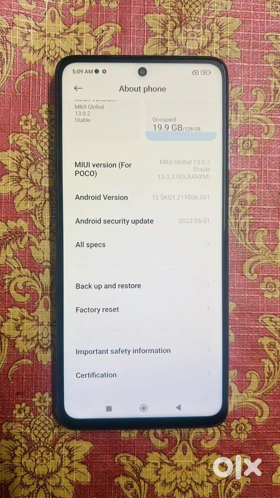 Pock x3 pro good working condition