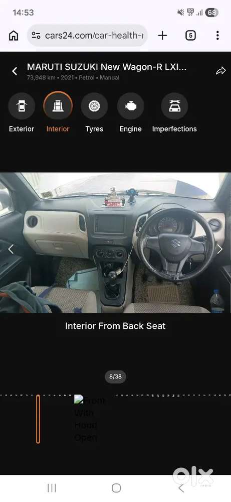 Maruti Suzuki Wagon R 2021 Petrol 73500 Km Driven