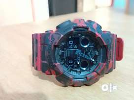 G shock best sale army red