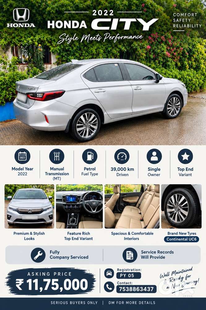 Honda City Zx 2022 Petrol Manual