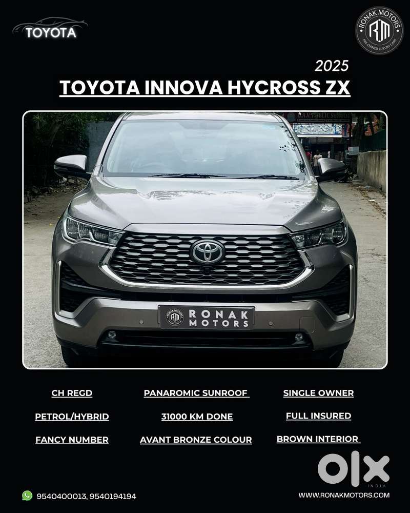 Toyota Innova Hycross 2.0 Zx Hybrid 7 Str, 2025, Petrol