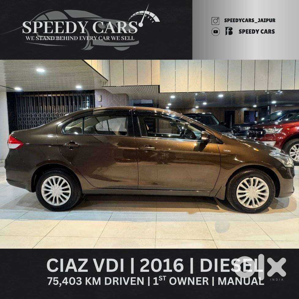 Maruti Suzuki Ciaz Vdi Plus, 2016, Diesel